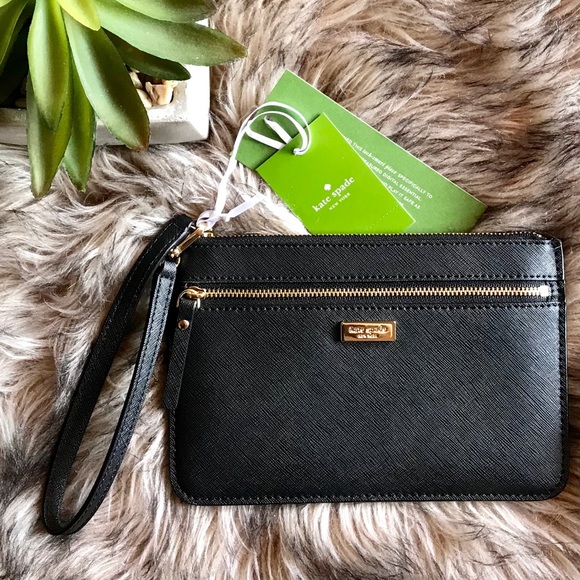 kate spade Handbags - Kate♠️Spade♠️ black wristlet wallet